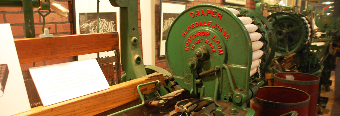 Textile loom from Chicopee Mill