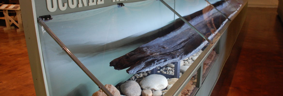 "Chattooga Canoe" on display in the Exhibit Hall