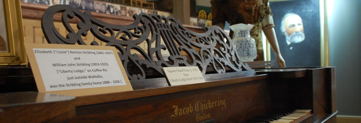Period antiques on display in the OHC Exhibit Hall